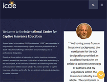 Tablet Screenshot of iccie.org